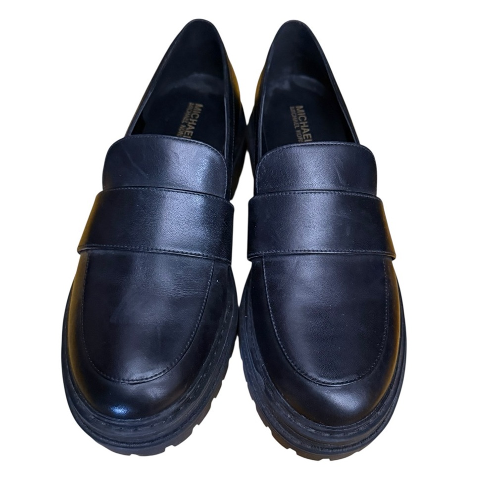 Michael Kors Parker chunky lug sole Loafers Slip-On academia 90’s clueless vibes - Picture 2 of 10